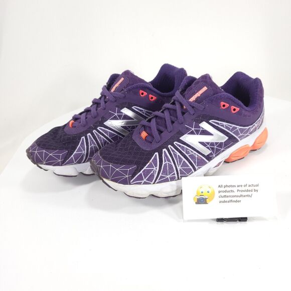 New Balance 890 V4 Athletic Lace Up Running Shoe Womens Size 8 W890PL4 Purple - Picture 1 of 9